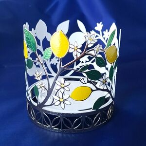 Bath & Body Works LEMONS  3-Wick Candle Holder - NEW